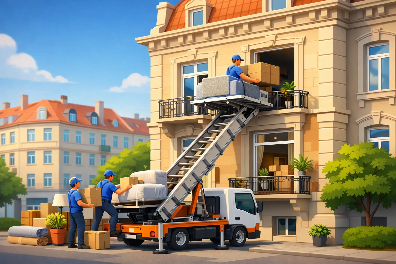 Möbellift für Altbau mieten - wann lohnt es sich?