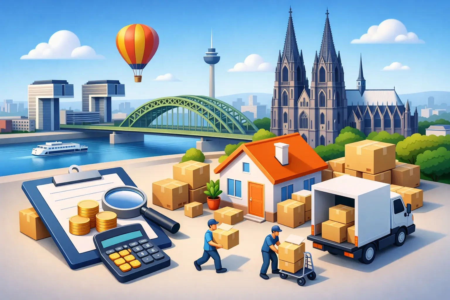 Was kostet ein Umzugsunternehmen in Köln?