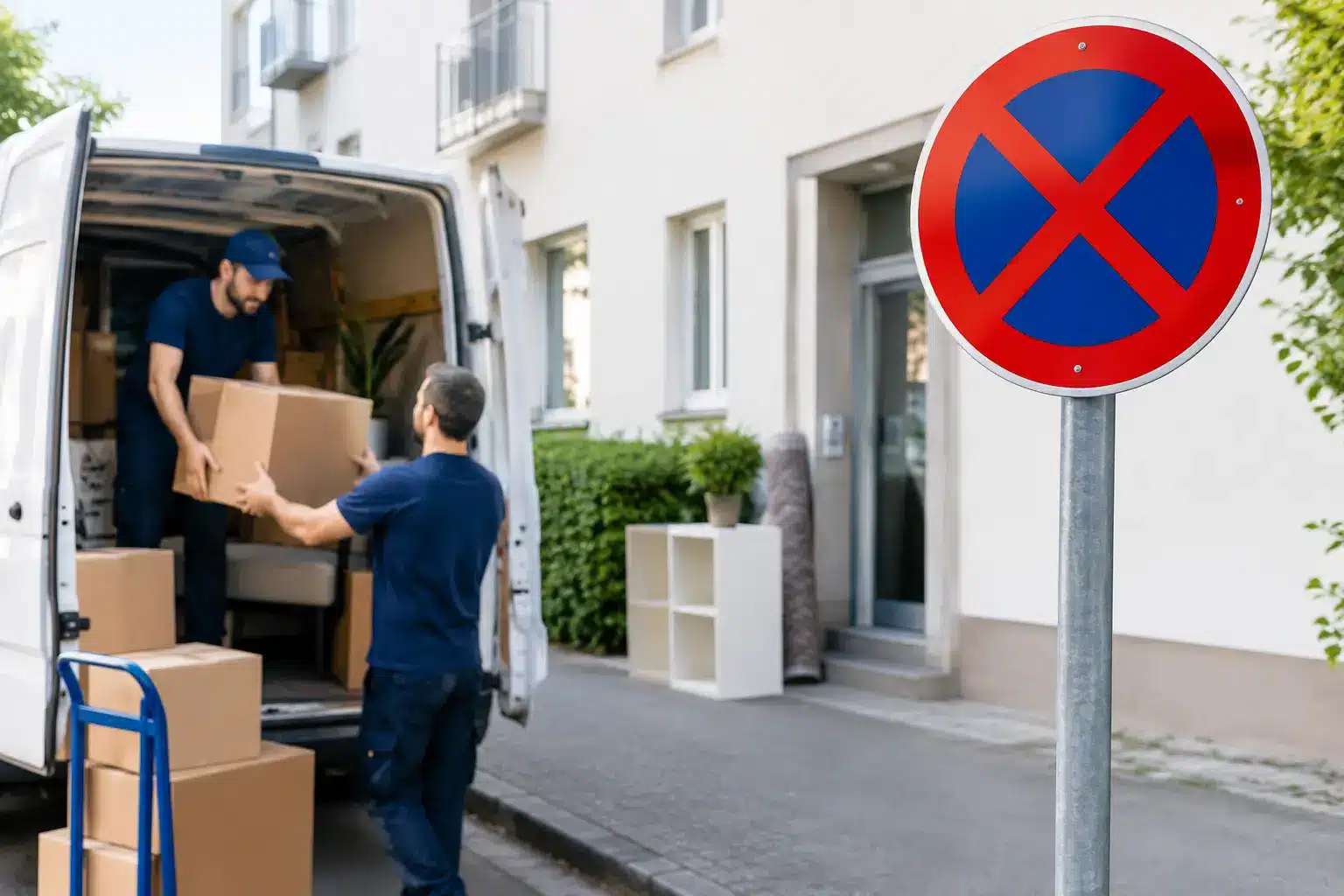 Halteverbot rechtzeitig beantragen für den Umzug
