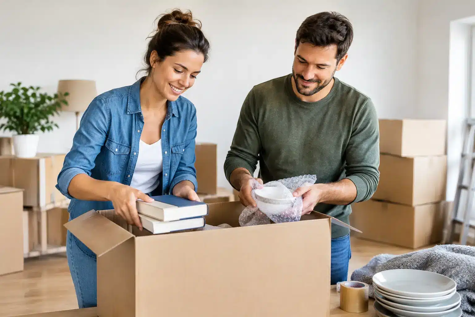 Umzugskartons richtig und sicher packen leicht gemacht